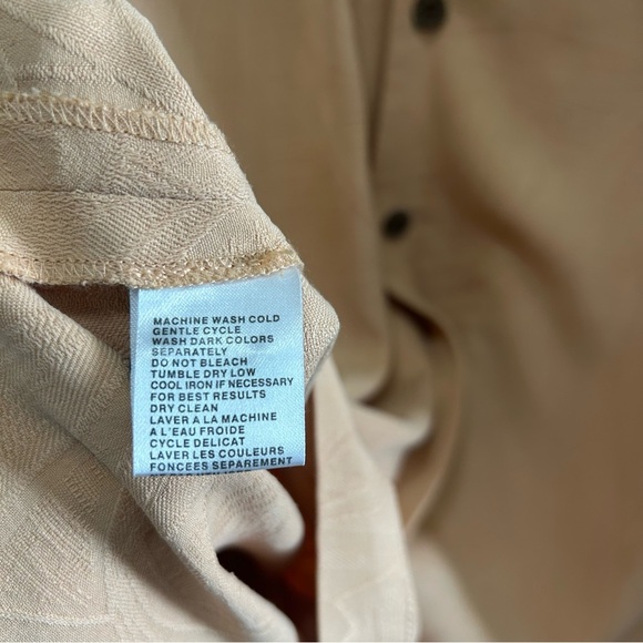 Tommy Bahama Orange Tropical Palm Leaf Button Up Camp Shirt 100% Silk Men's L - Picture 6 of 6